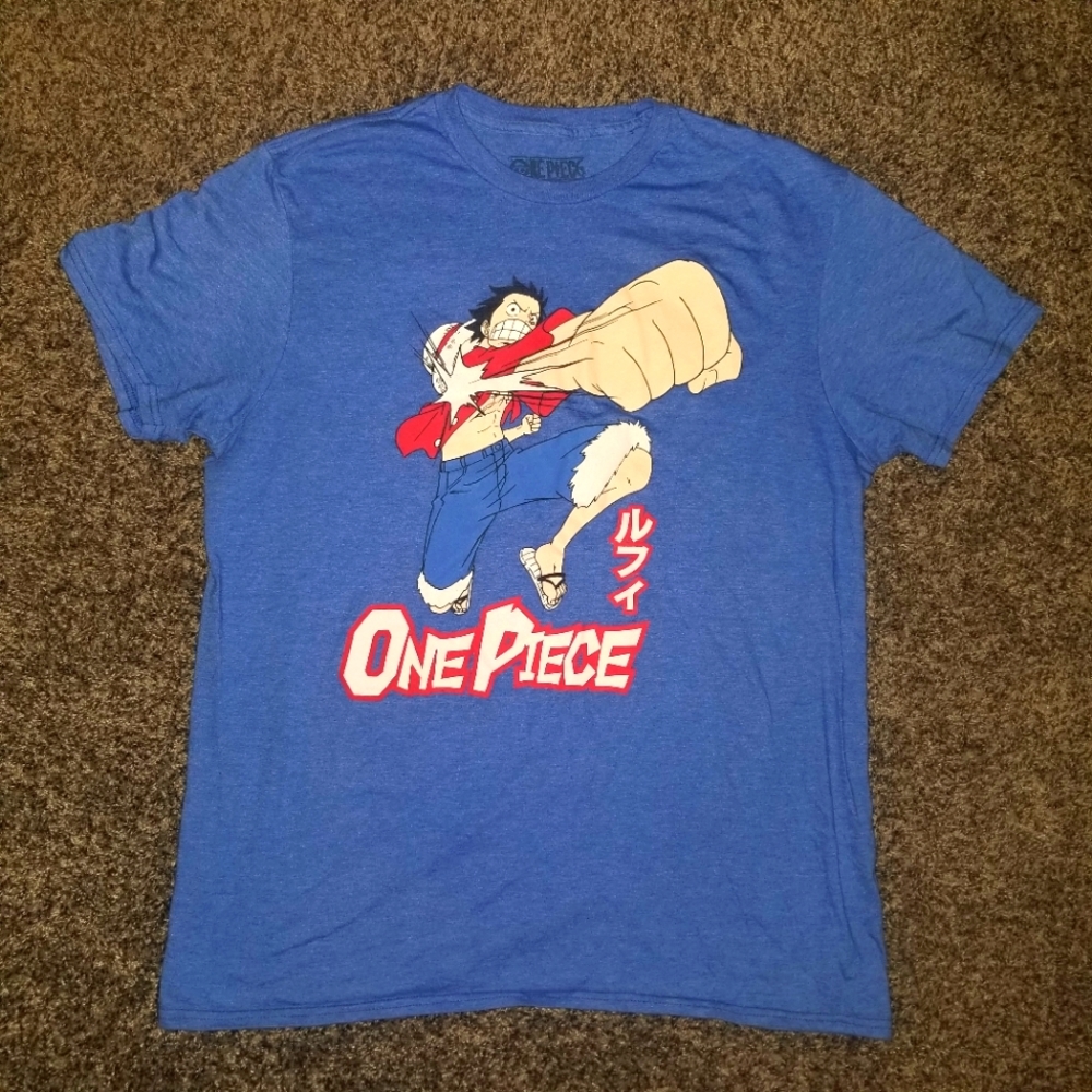 ONE PIECE | Luffy Graphic Anime Tshirt Size Large